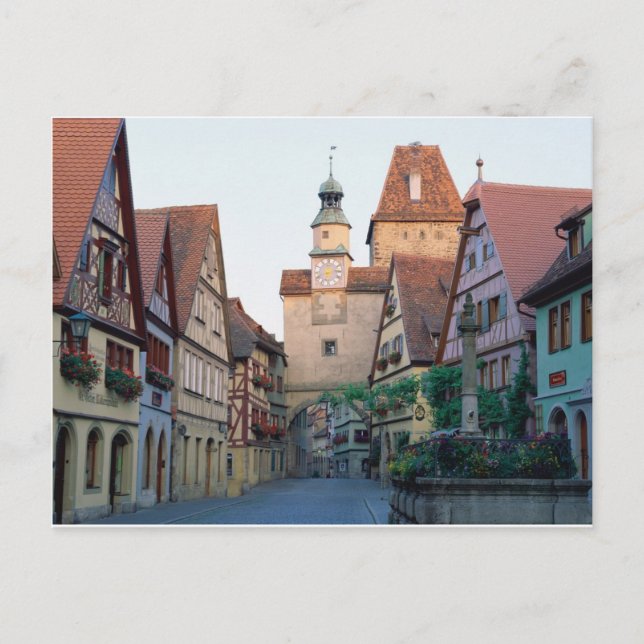 Rothenburg city, Germany Postcard (Front)