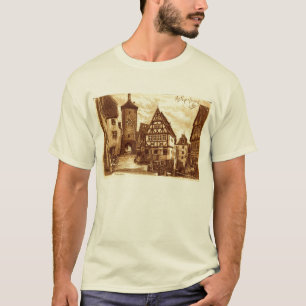 Rothenburg Germany 1907 vintage T-Shirt