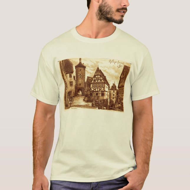 Rothenburg Germany 1907 vintage T-Shirt (Front)
