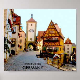 ROTHENBURG, GERMANY POSTER
