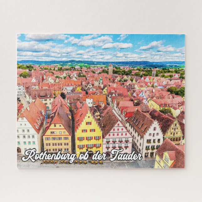 Rothenburg ob der Tauber, Germany Jigsaw Puzzle (Horizontal)