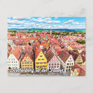 Rothenburg ob der Tauber, Germany Postcard