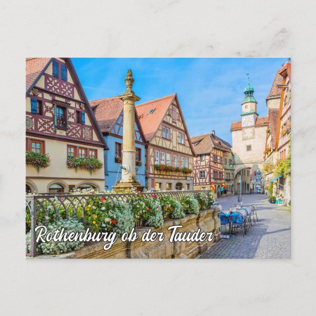 Rothenburg ob der Tauber, Germany Postcard (Front)