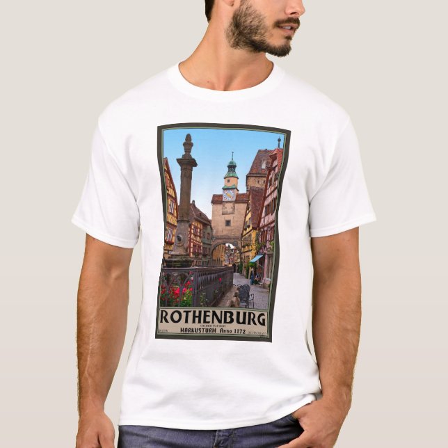 Rothenburg od Tauber - Markusturm T-Shirt (Front)