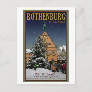 Rothenburg Reiterlesmarkt Postcard
