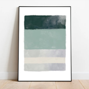 Rothko Inspired Modern And Calming Artwork Poster