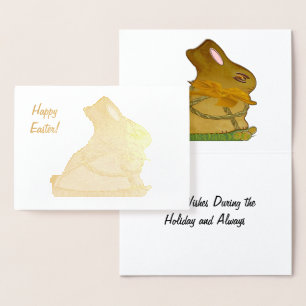 Roti Tussock Bunny Foil Card