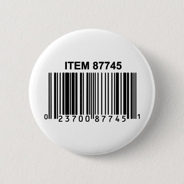 Rotisserie Chicken Upc Code 4.99  6 Cm Round Badge (Front)