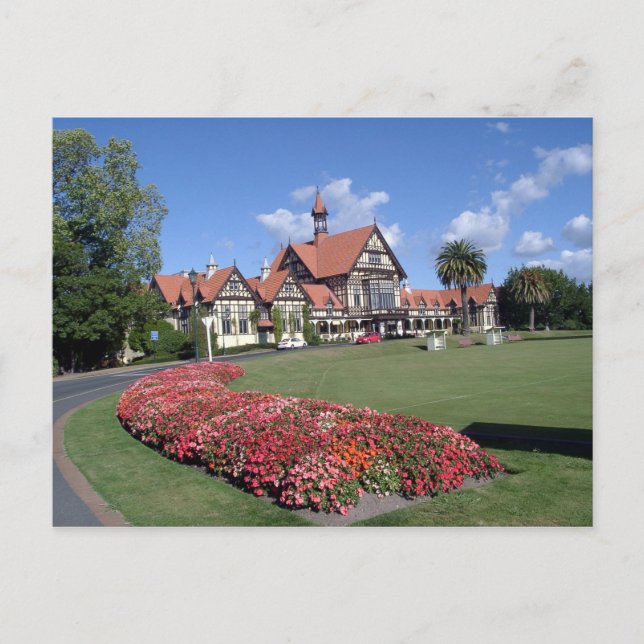 Rotorua, New Zealand Postcard (Front)