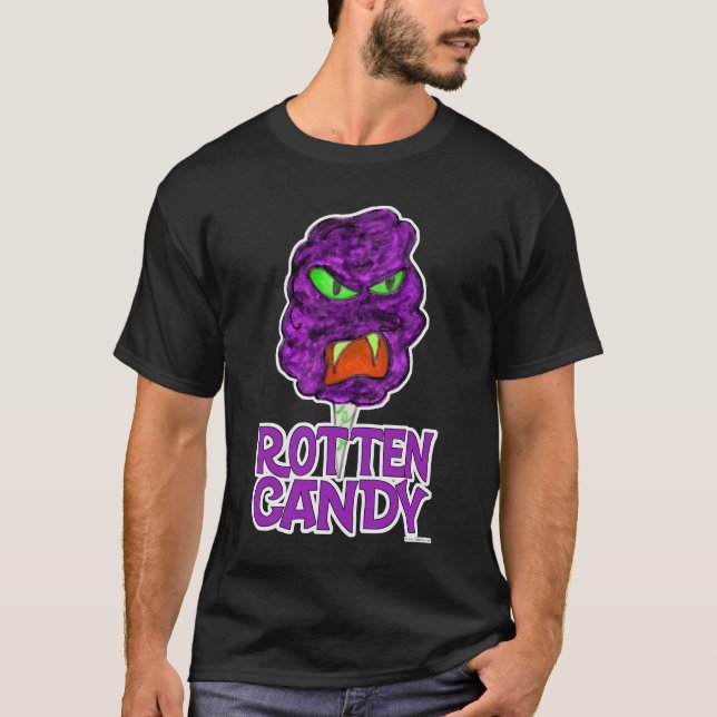  Rotten Candy Funny Sweet Treat Parody T-Shirt (Front)