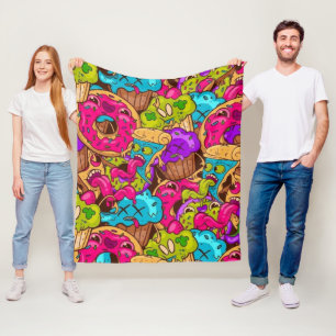 Rotten Desserts Fleece Blanket