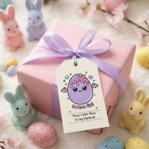 Rotten Egg Pastel Goth Easter Pink Lavender Gift Tags