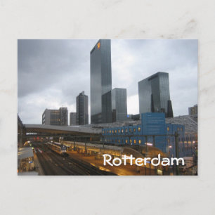 Rotterdam Central Station Postcard
