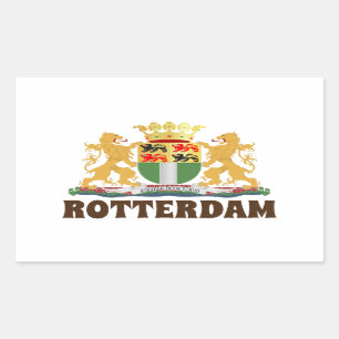 Rotterdam coat of arms, Netherlands Rectangular Sticker