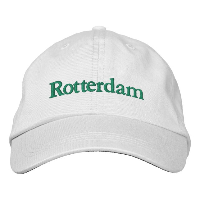 Rotterdam Embroidered Baseball Cap (Front)