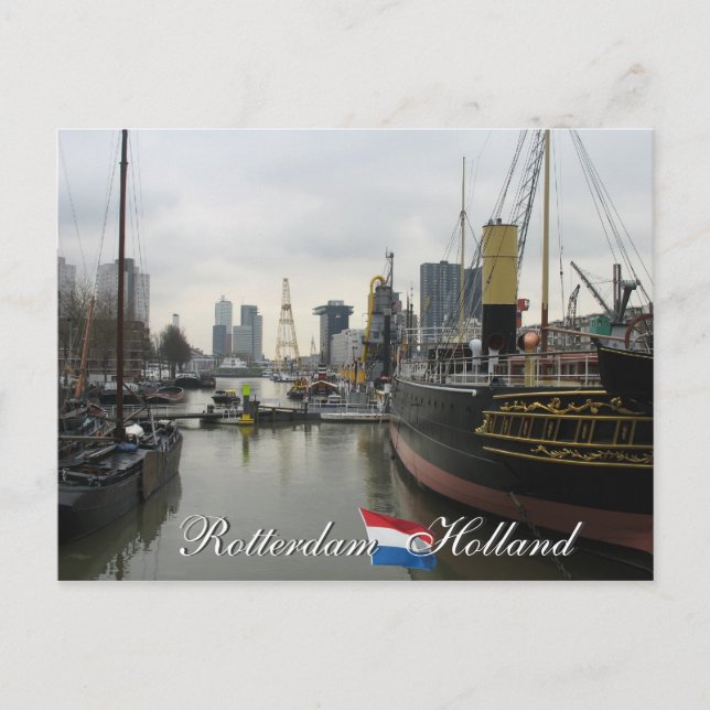 Rotterdam Holland Postcard (Front)