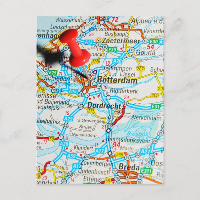 Rotterdam, The Netherlands Postcard (Front)