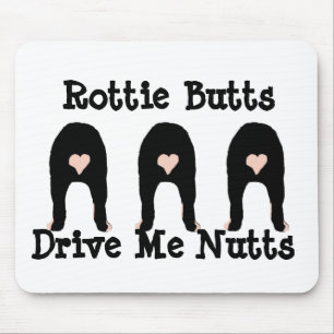 Rottie Butts Mouse Pad