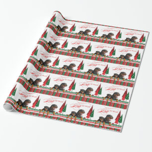 Rottie Christmas Wrapping Paper
