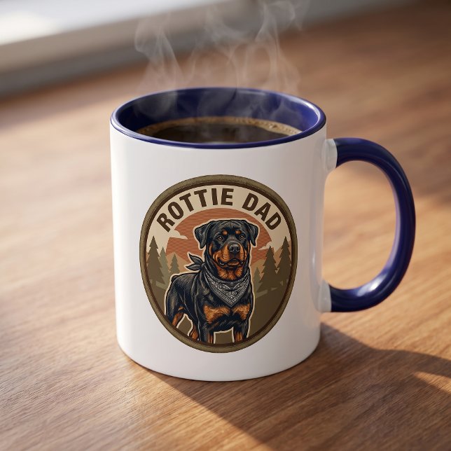 Rottie Dad Coffee Mug | Rottweiler Dad Gift (Creator Uploaded)