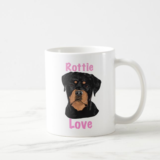 Rottie Love Coffee Mug (Right)