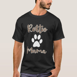 Rottie Mama Leopard Style Rottweiler Rottie Mum T-Shirt