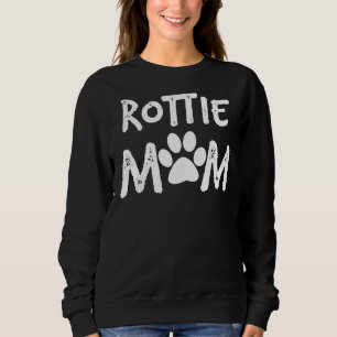 Rottie Mom Hoodie Rottweiler Dog Women