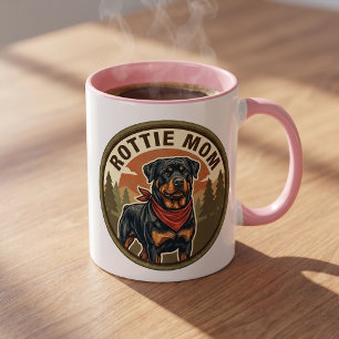 Rottie Mum Coffee Mug   Rottweiler Mum Gigt