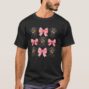 Rottie Mum Of A Rottweiler Mama Coquette Rottie Mo T-Shirt