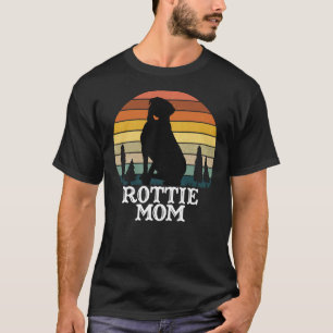 Rottie Mum Retro Vintage T-Shirt