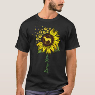 Rottie Mum Sunflower Rottweiler Dog Mum Mama 15 T-Shirt