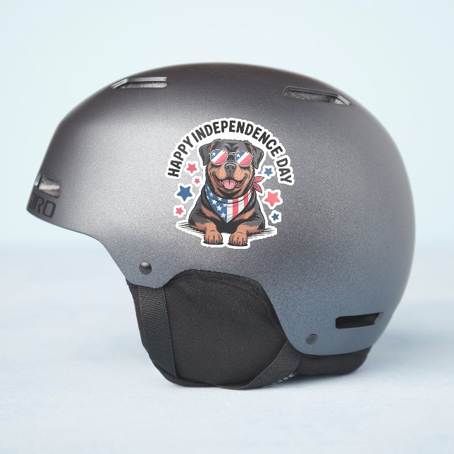 Rottie Patriot Paws (Helmet Side)