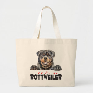 Rottie Puppy Dog Mum Gift Cute Rottweiler Tote Bag