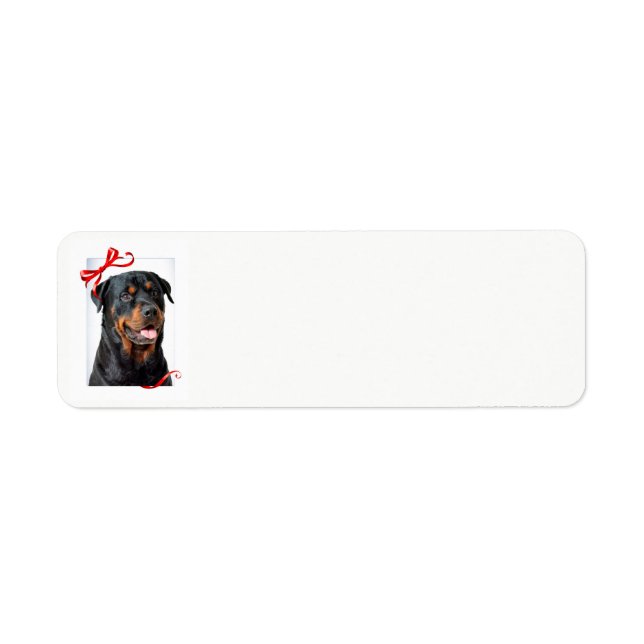 Rottie Return Address Labels (Front)