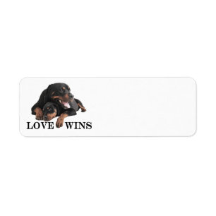 Rottie Return Address Labels