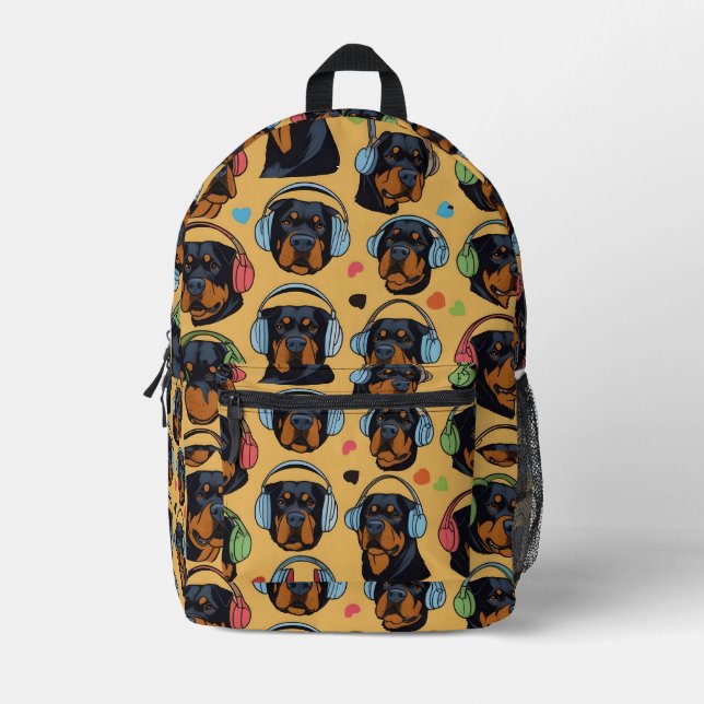Rottie Rocker Backpack (Front)