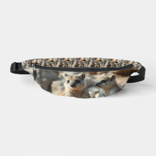 "Rottnest Duo: Two Quokkas in Their Paradise Bum Bags