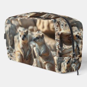 "Rottnest Duo: Two Quokkas in Their Paradise Dopp Kit
