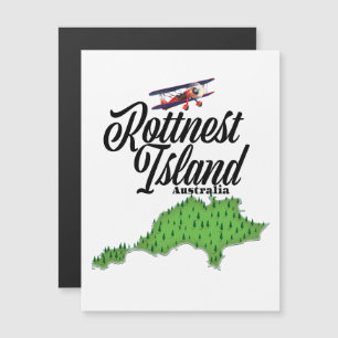 Rottnest Island Australia map