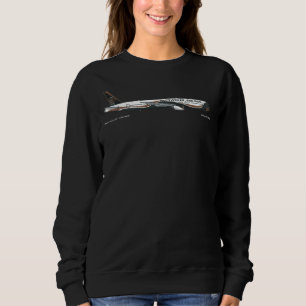 Rottweiler Airlines Boeing 777 200er Premium Scoop Sweatshirt