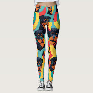ROTTWEILER AND RECORDS 1 LEGGINGS