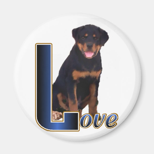 Rottweiler Art Gifts Magnet (Front)