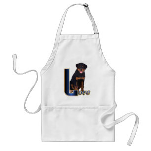 Rottweiler Art Gifts Standard Apron