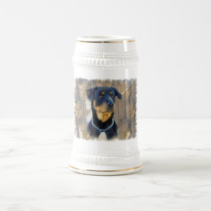 Rottweiler Beer Stein