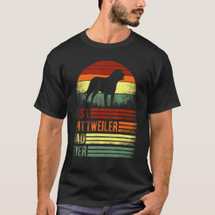 Rottweiler Best Dad Ever Dog T-Shirt