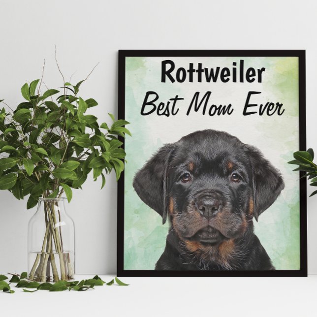 Rottweiler Best Mum  Poster (Creator Uploaded)