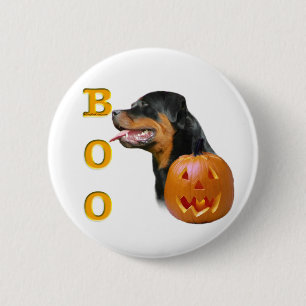 Rottweiler Boo 6 Cm Round Badge