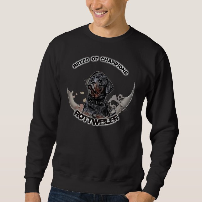 Rottweiler Breed Of Champions Sweatshirt (Front)