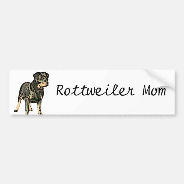 Rottweiler Bumper Sticker (Front)