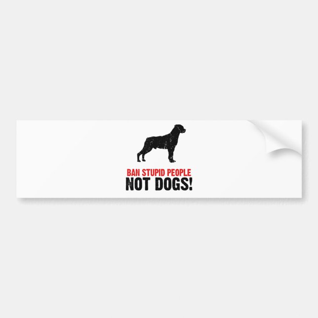 Rottweiler Bumper Sticker (Front)